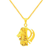 22K Yellow Gold Religious Khanda Medium Pendants with gold weight of 6.76g